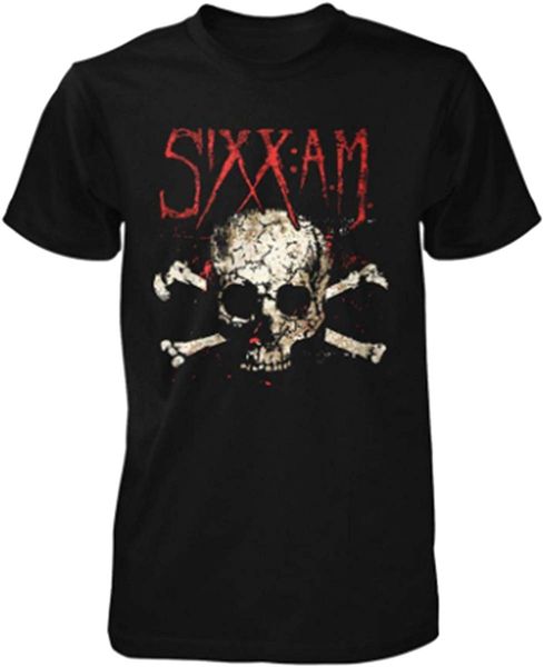 

merchandising men's sixx:am darkness skull short sleeve t shirt men women tee shirt classic custom design