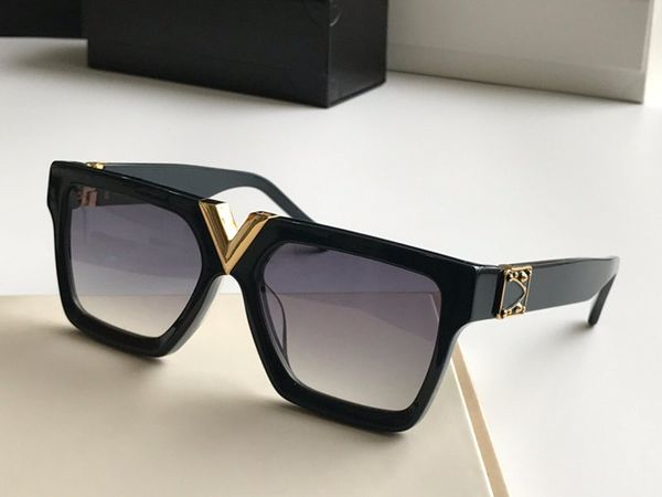 

new 2371 luxury explain glasses retro vintage men designer glasses shiny gold summer style laser logo sunglasses gold plated quality, White;black