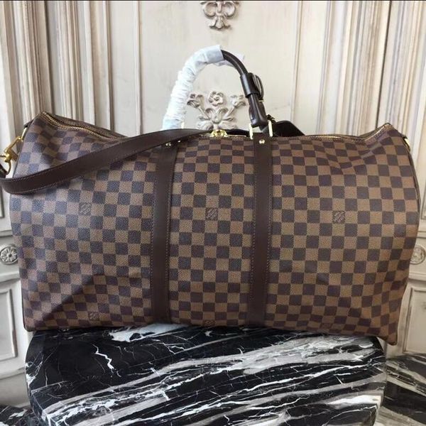 

2020 men duffle bag women travel bags hand luggage luxury designer travel bag men pu leather handbags large cross body bag totes 55cm a9