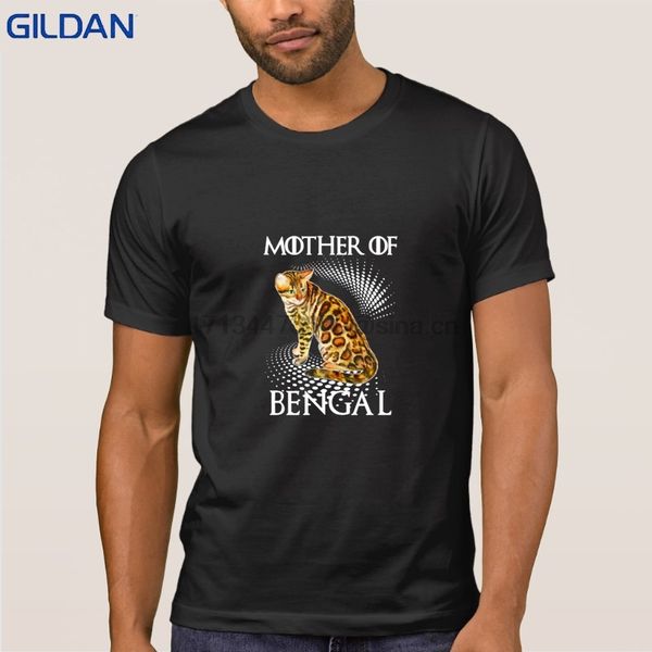 

мать bengal cat t-shirt design natural men t shirt 2018 новое прибытие юмористическая тенниска для мужчин crew neck интересное