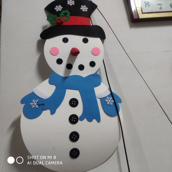 

felt christmas tree snowman snowman shopping mall window pendant accessory pendant christmas ornament felt 6kxgf