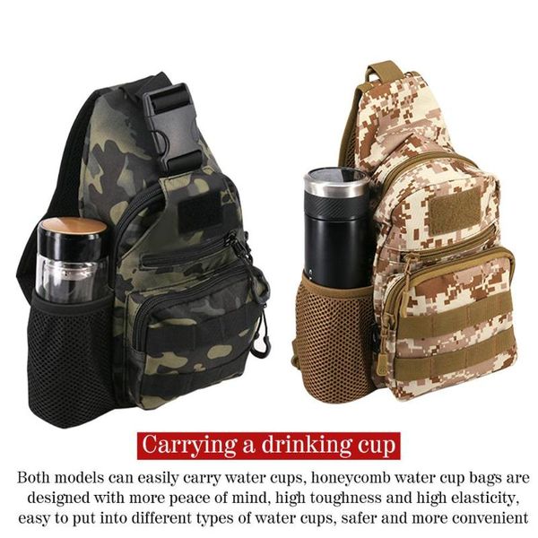 

camouflage crossbody bag male travel outdoor usb chest pack multifunction diagonal package