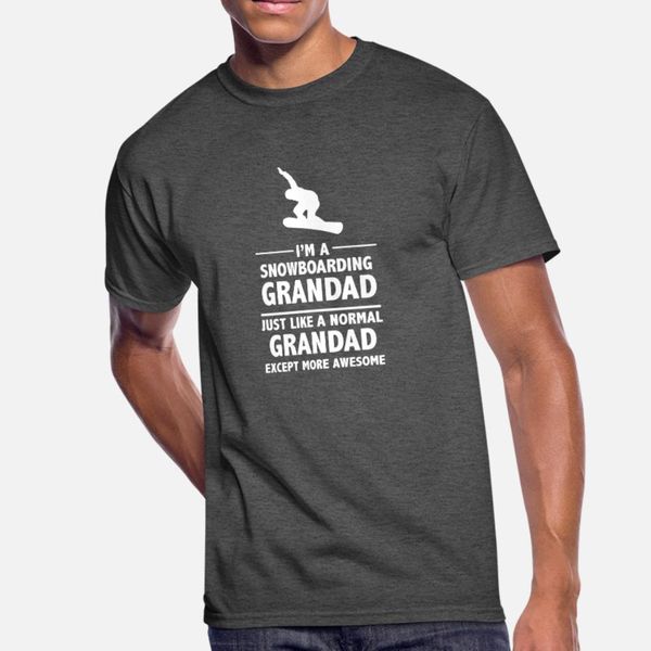 

i m a snowboarding grandad тенниска мужчин дизайнер хлопка s-3xl family anti-wrinkle смешной летний стиль шаблон рубашки