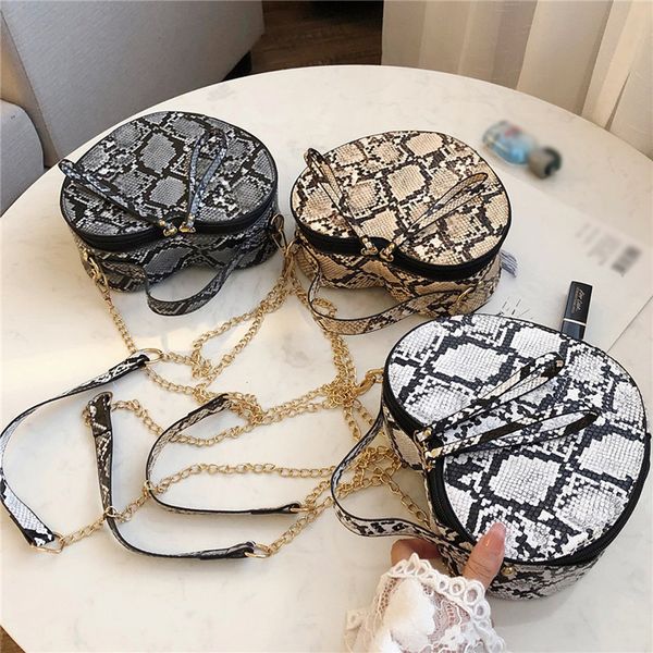 

fashion womens outdoor serpentine heart shaped shoulder bag pu messenger bag