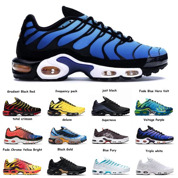 

tn plus running shoes for mens hyper blue worldwide midnight navy black gold throwback future womens wholesale trainer sports shoes