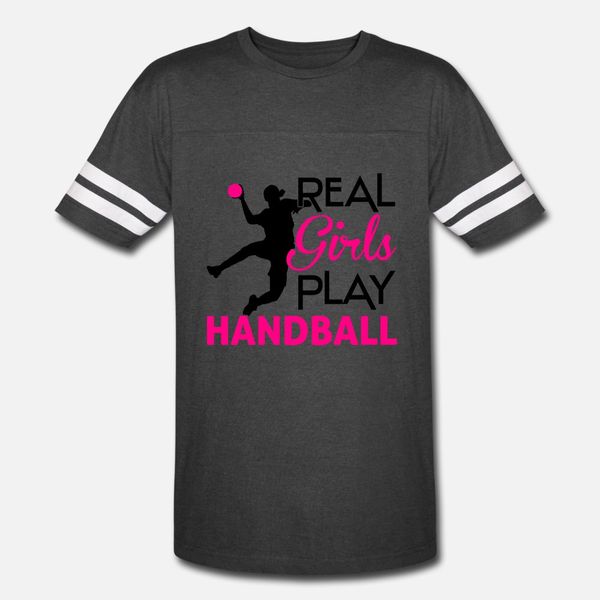 

real girls play handball t shirt men print 100% cotton crew neck unique anti-wrinkle basic summer style pictures shirt