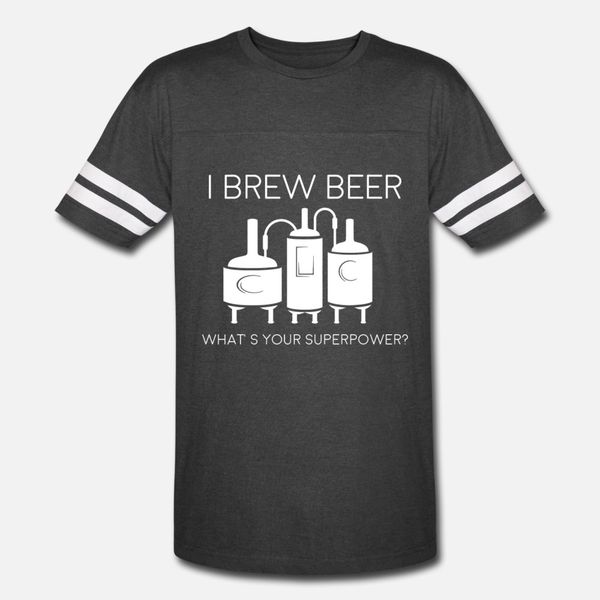 

beer i brew beer what's your superpower t shirt men designs 100% cotton s-xxxl outfit interesting funny summer vintage shirt