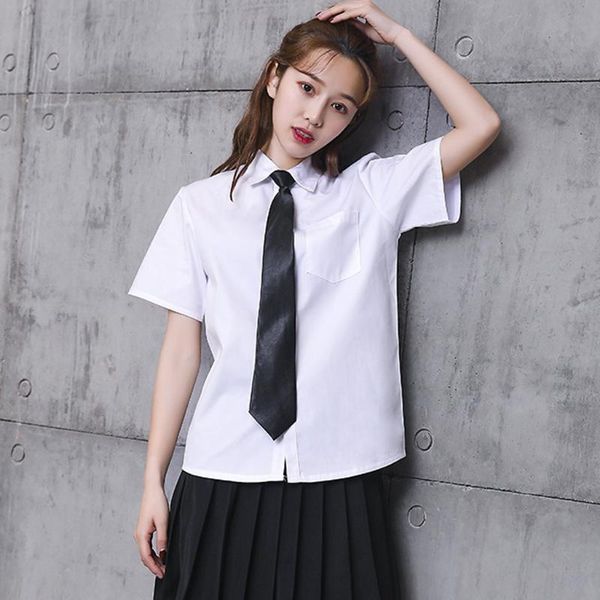 

ties women solid striped print silky womens bows tie all-match school students leisure japanese style trendy simple college#p35, Blue;purple