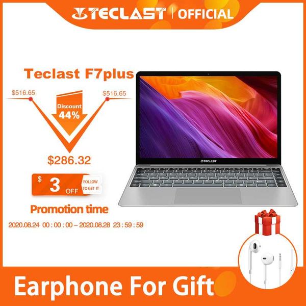 

teclast f7 plus lap14.1 inch notebook windows 10 1920 x 1080 intel gemini lake n4100 quad core 1.1 ghz 8 gb ram 256 gb ssd