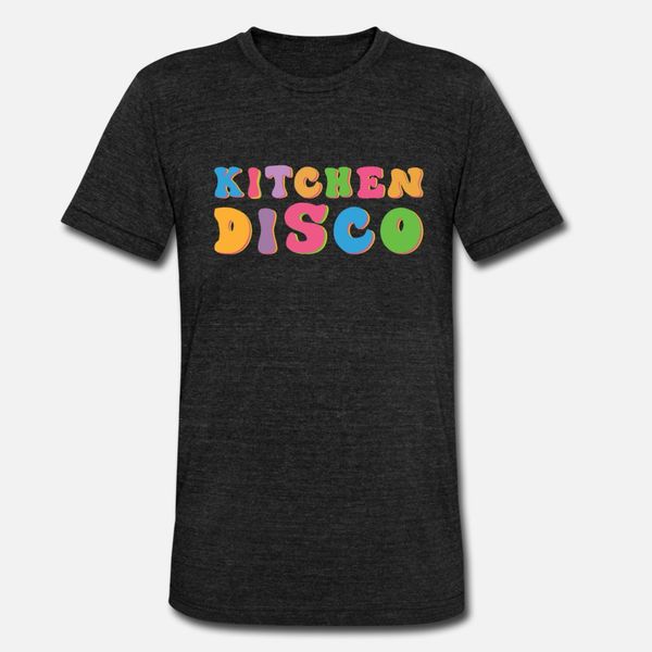 

kitchen disco happy dance and food cooking lover t shirt men character short sleeve euro size s-3xl natural famous basic summer style shirt