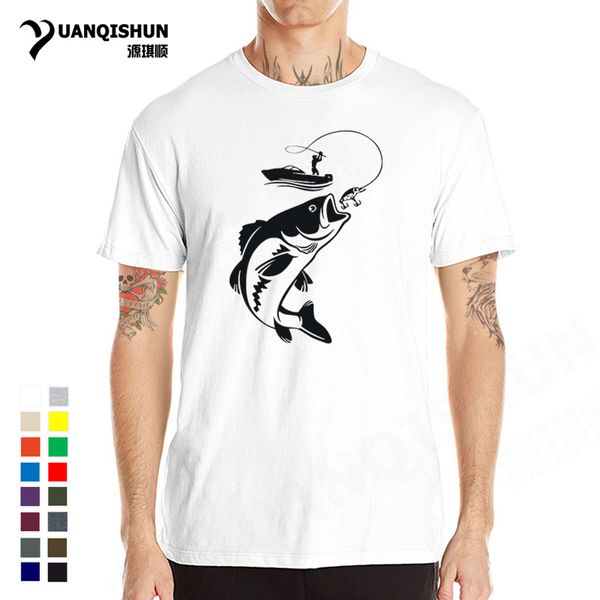 

long line fishings big fish on board tshirts 2018 funny fisherman hobby t-shirt men brand tshirt male tees