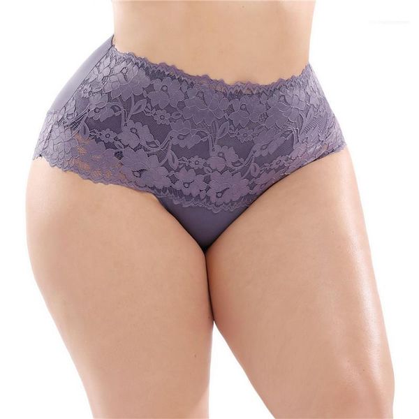 

panties casual female underwear womens designer plus size 5xl briefs floral printed lace high waist, Black;pink