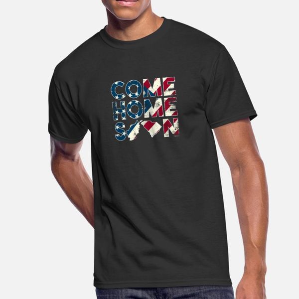 

come home soon afghanistan south carolina t shirt men designing short sleeve round collar normal loose new fashion spring normal shirt