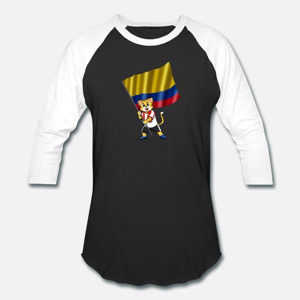 

colombia fan cat t shirt men knitted short sleeve round neck cool cute new fashion spring autumn original shirt