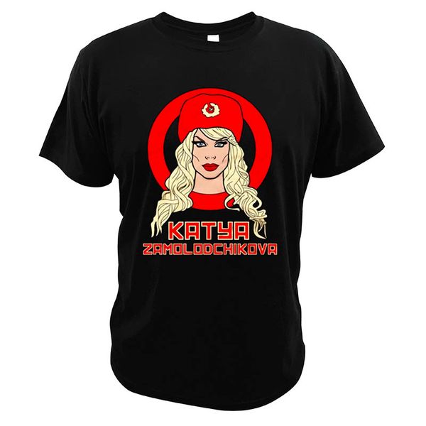 

katya zamolodchikova t shirt rupaul's drag race tv series eu size novelty crew neck t-shirt