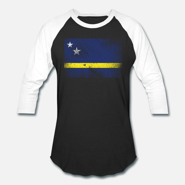 

curacao national flag vintage grunge t shirt men design tee shirt size s-3xl letters fit casual spring novelty shirt