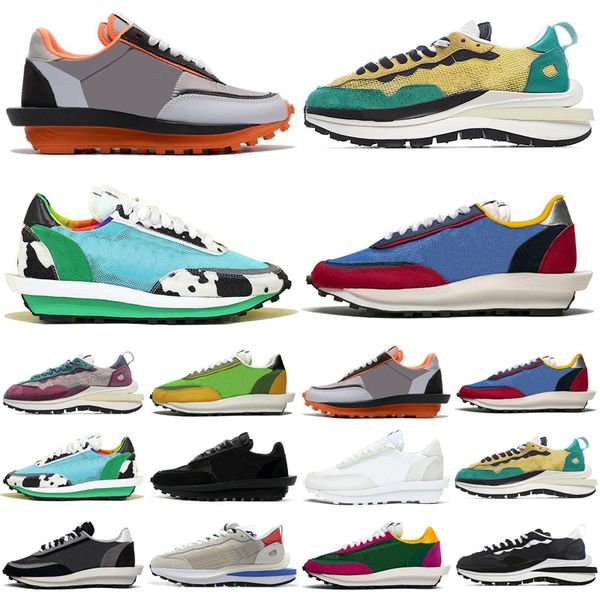 

discount chunky dunky waffle ldv ld pegasus men women running shoes black white nylon pure platinum mens trainers sports sneakers runners