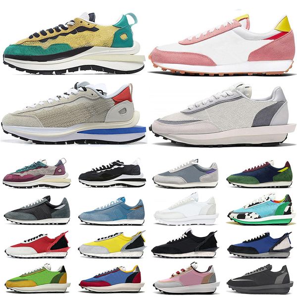 

daybreak ldv waffle chunky dunky sport running shoes triple white nylon game royal mens womens fashion trainers blazer sneakers shoes 36-45