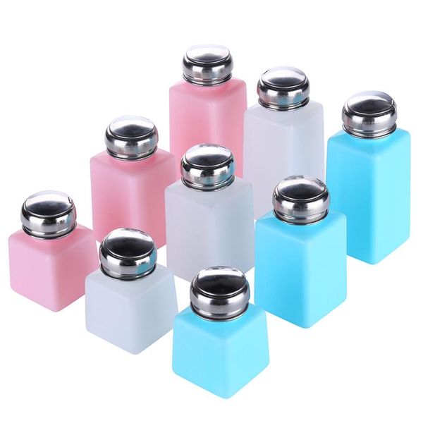

100ml 200ml 250ml empty liquid alcohol press bottle glue residue remover clean tool portable dispenser pump bottle