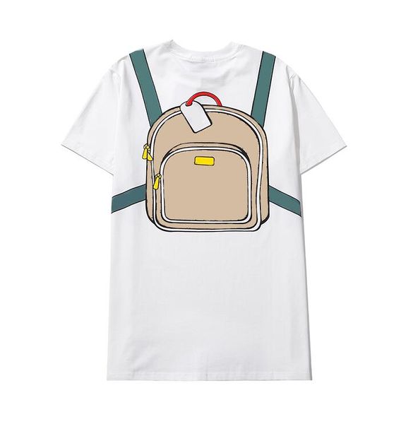 

новое лето футболки для женщин мужские футболки с рисунком 2020 повседневный пуловер футболки мужчины женщины топы одежда 2 цвета высокого к, White;black