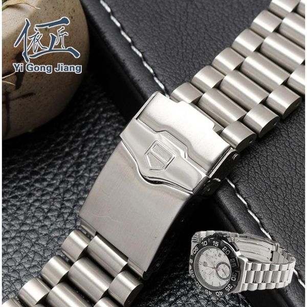 

stainless steel watch tag strap steel belt is suitable for kaarlela qianjing moroccan series stainless steel watch chain 20mm22mm, Black;brown