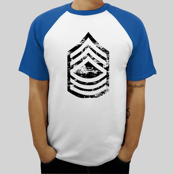 

drop shipping fashion men raglan t shirt vintage e-8 master sergeant rank veteran t-shirt cotton 100% casual tee shirt