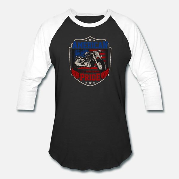

american biker pride with grunge style t shirt men printing cotton crew neck unique fit fashion spring letter shirt