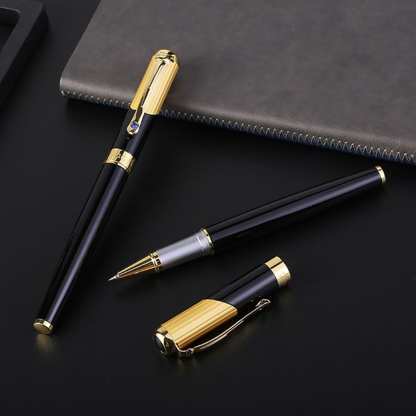 

ballpoint pens guoyi c005 baozhu pen comfortable feel 0.5mm metal high-end business office gifts and corporate logo custom signature, Blue;orange