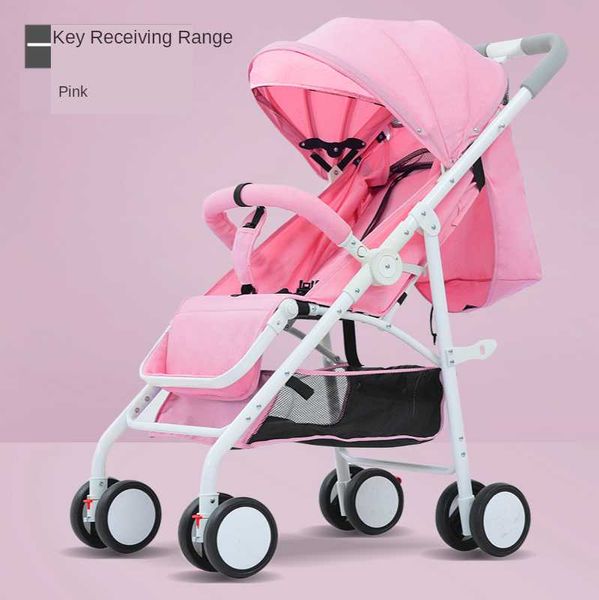 

high-view baby stroller can sit reclining lightweight folding absorber baby umbrella car four-wheeled children stroller