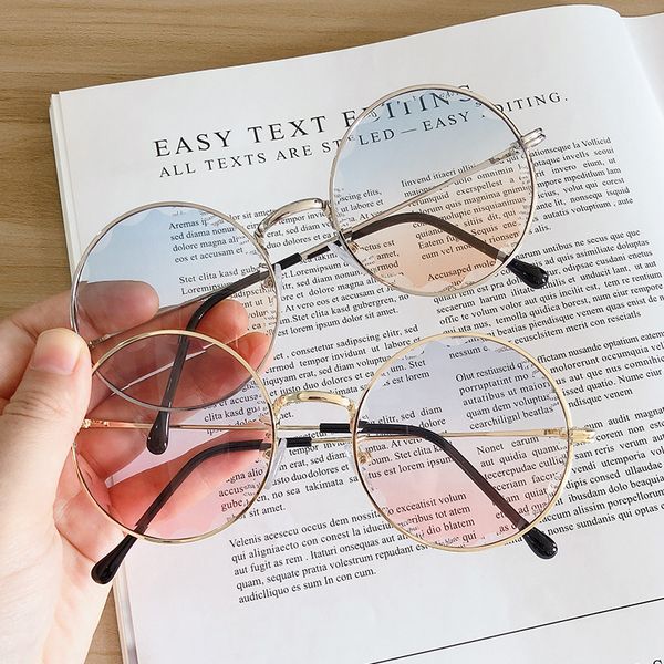 

round small sunglasses women brand designer vintage metal sun glasses for female glasses retro circle eyewear, White;black