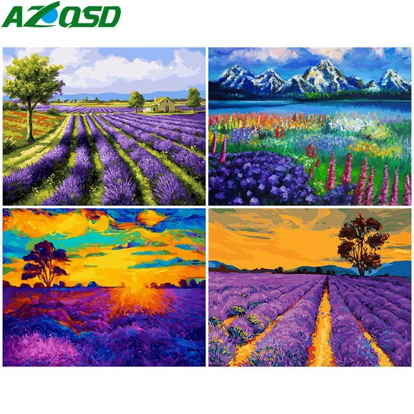 

стены искусства картина количество canvas kits ландшафтной diy акриловые краски unframe раскраску by numbers дерево декор для дома