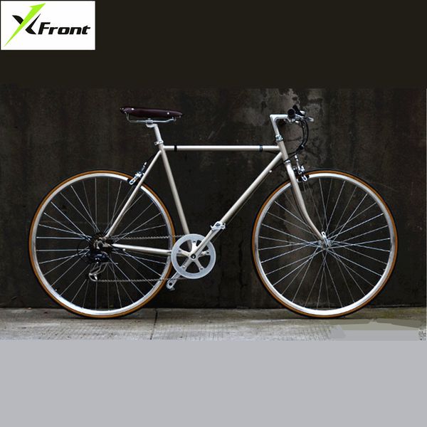 

retro road bike aluminum alloy frame shiman0 7 speed 700cc city sports bicicleta classic bicycle