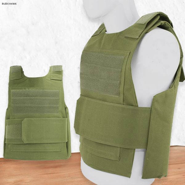 

hunting jackets tactical molle vest equipment paintball body armor for cs wargame outdoor clothing protective, Camo;black