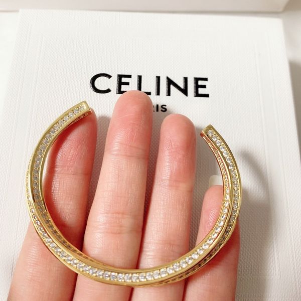 

the latest high-quality alphabet bracelet necklace crystal inlaid bracelet for woman gift necklace fashion personality retro bracelet r15, Golden;silver