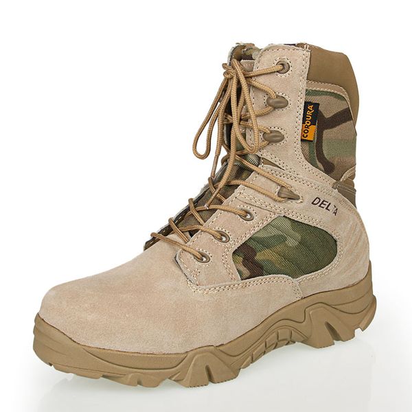 

outdoor travel hiking shoes winter warm high-desert tactical combat boots waterproof wear-resistant trekking hunting boots