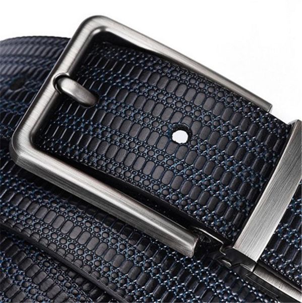 

jxqbsydk luxury belts for men crocodile pattern designer pin buckle genuine leather belts male 2020, Black;brown