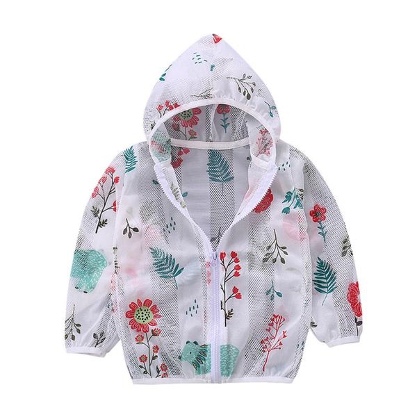

baby hoodie toddler kids summer sunscreen jackets printing hooded outerwear zipper coats boys girls sweatshirts drop shipping, Blue;gray