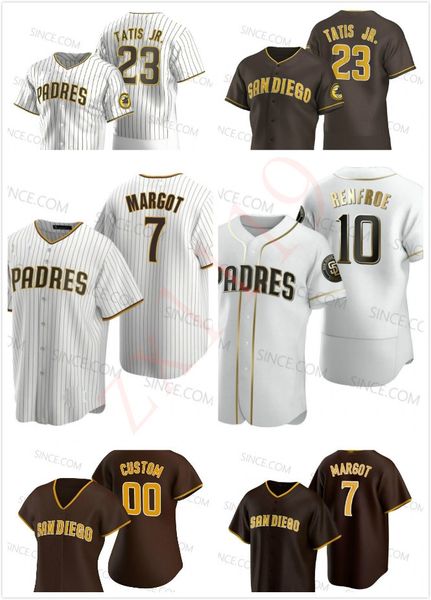 

2020 padres baseball jersey 19 tony gwynn fernando tatis jr. trevor hoffman eric hosmer wil meyers manuel margot men youth women, Blue;black