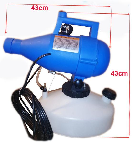 

4.5l electric ulv fogger sprayer electric ultra-low capacity disinfection sprayer aerosol atomizer 110v/220v fine mist blower