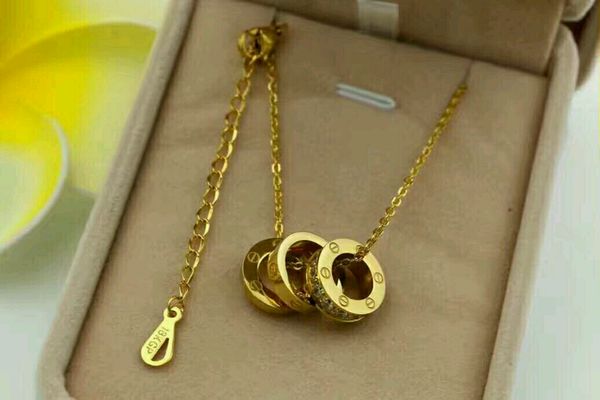 

18k rose gold 304 stainless steel necklace for women and men necklace for girlfriend mother's day gift, Silver