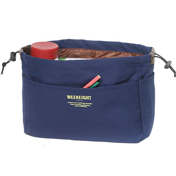 

cosmetic bags & cases women organizer insert multipurpose portable gift fashion practical canvas makeup bag with compartments adjustable dra