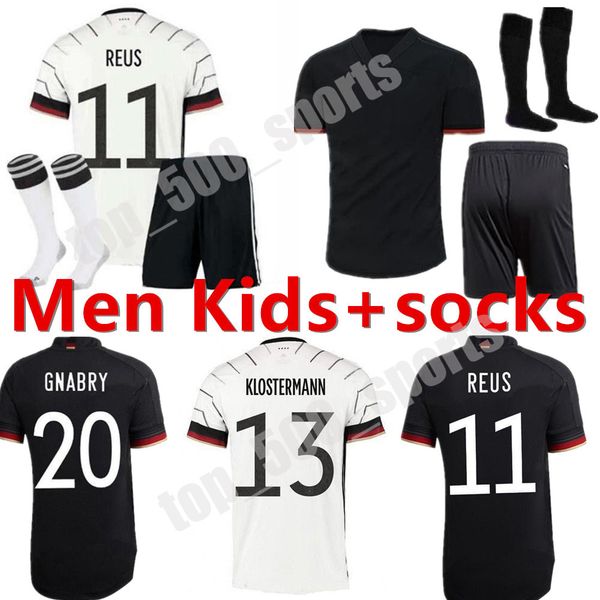

2020 2021 man female kids kit soccer jersey youth 20 21 hummels kroos draxler reus muller gotze kimmich football shirt uniform, Black;yellow