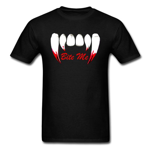 

vampire twilight buffy bite me tooth new t shirt bloodiness ghost gothic black tshirts for men oversized filme custom clothes