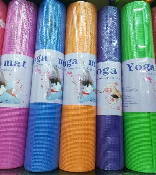 

pvc yoga mat 173*61cm 8mm thick pilates workout exercise use randomly picked color
