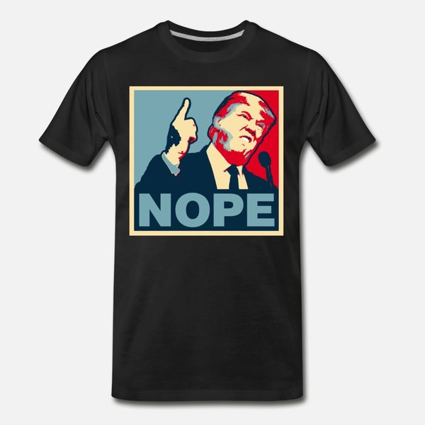 

say nope to trump t shirt men printing tee shirt plus size 3xl novelty interesting humor summer letters shirt