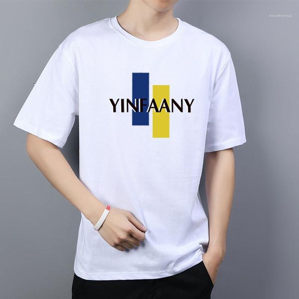 

mens summer cotton clothing mens designer letter print tees short sleeved casual crew neck hombres tshirts, White;black