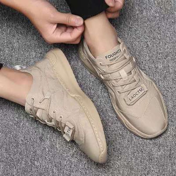 

new fashion men's casual man breathable flats shoes, Black