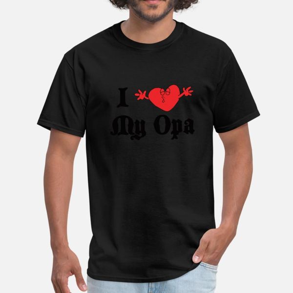 

german i love my opa t shirt men customize cotton s-xxxl family sunlight new style summer natural shirt