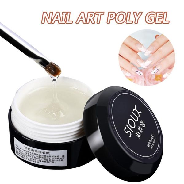 

nail acrylic 16ml clear crystal uv led builder gel tips enhancement slip solution quick extension, Red;pink