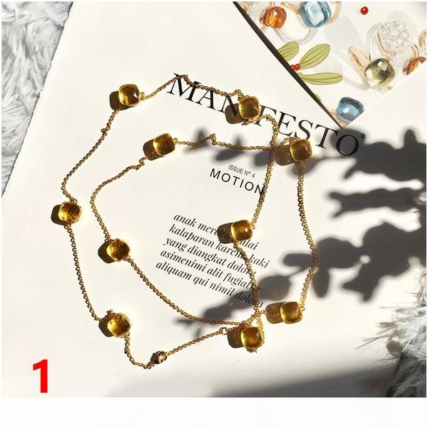 

fashion four leaf clover gold blue brass ten flowers pendant necklace for women lovers day gift classic designer brand jewelry for women, Silver